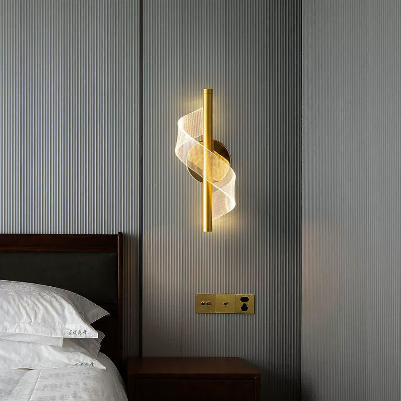 Modern Creative Indoor Wall Lamp with High-End Light Luxury for Home