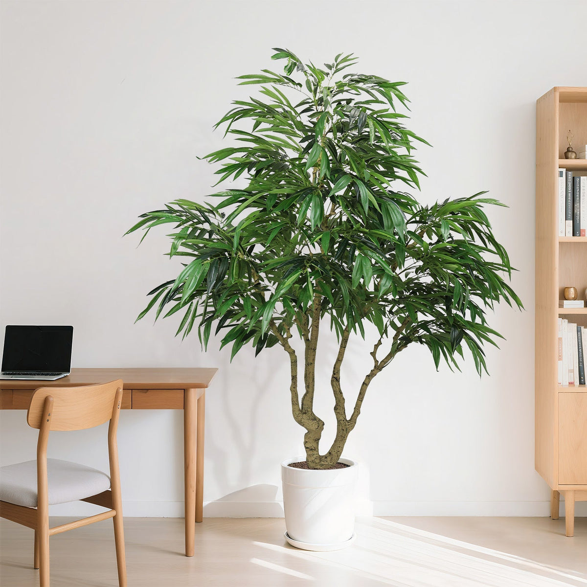 7FT Artificial Willow Tree Indoor Faux Greenery Plant
