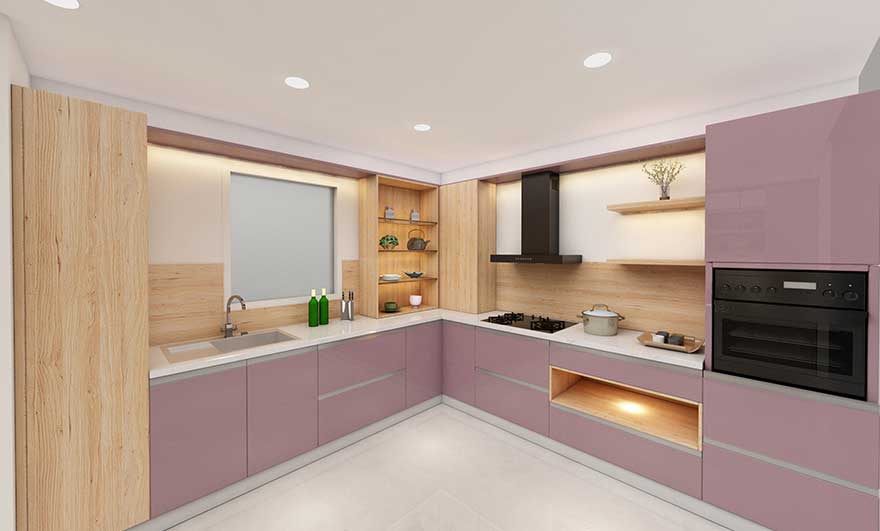 Wilma L Shape Kitchen Design