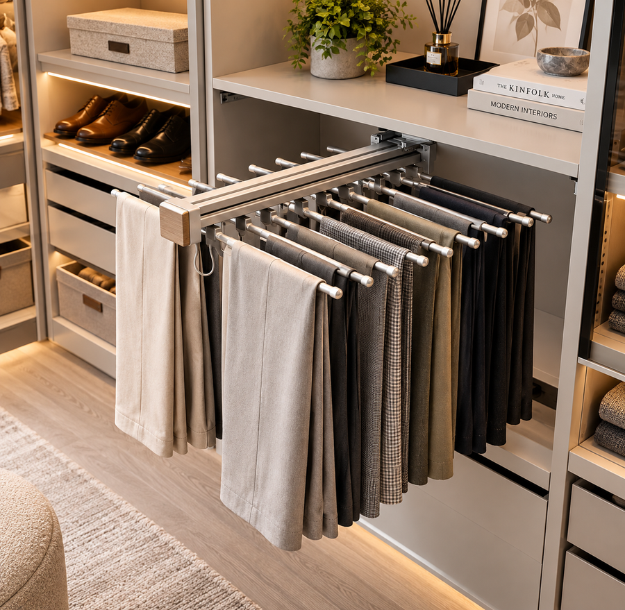 Pull-Out Trouser Rack