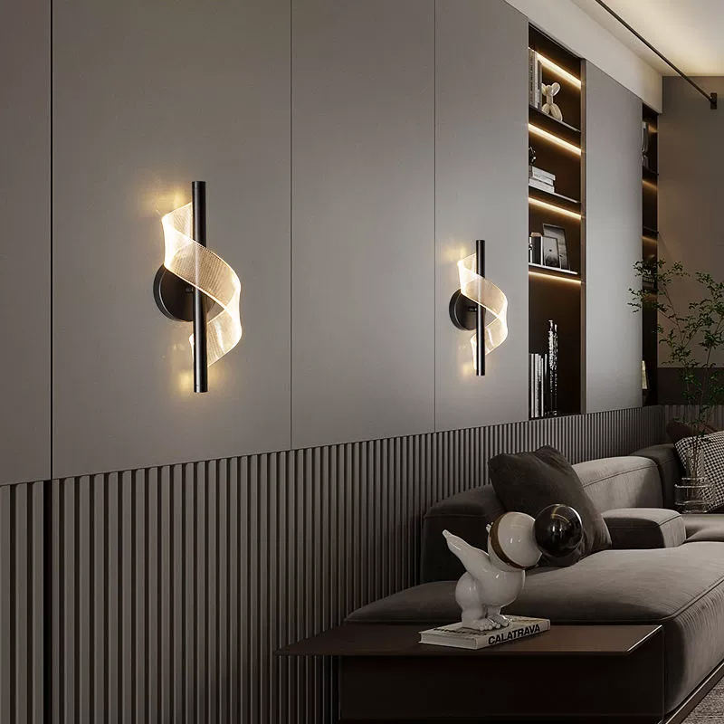 Modern Creative Indoor Wall Lamp with High-End Light Luxury for Home