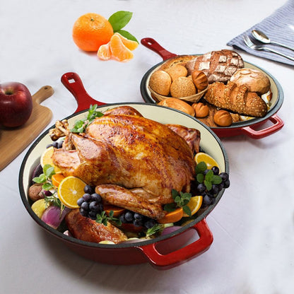 Non Stick Dishwasher Safe Thicken Cast Iron Pan for Cooking