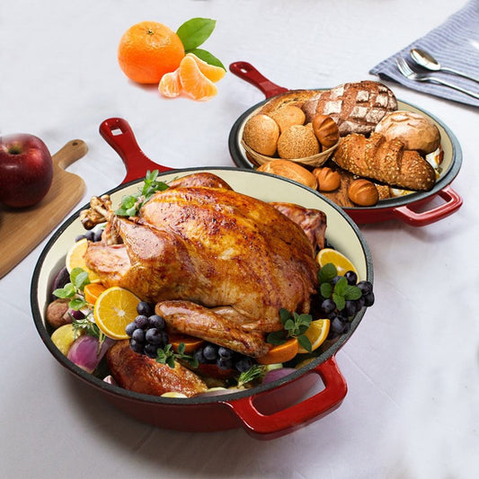 Non Stick Dishwasher Safe Thicken Cast Iron Pan for Cooking