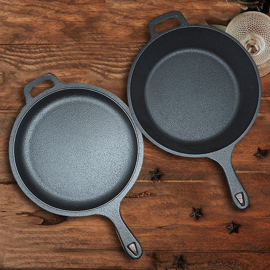 Non Stick Dishwasher Safe Thicken Cast Iron Pan for Cooking