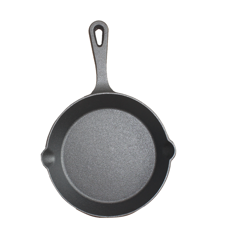 Anti-Rust Cast Iron Skillet Frying Pan Frying Skillet with Multi Sizes Choose