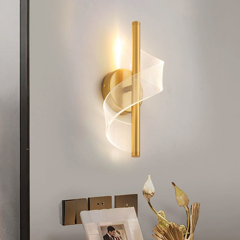 Modern Creative Indoor Wall Lamp with High-End Light Luxury for Home