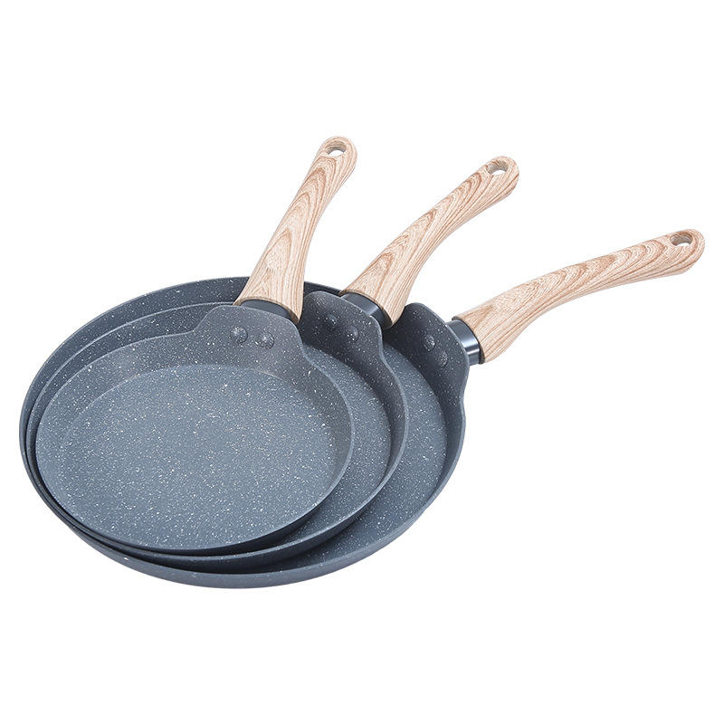 3-Piece Korean Style Non-Stick Pancake Pan Set | Induction & Gas Compatible