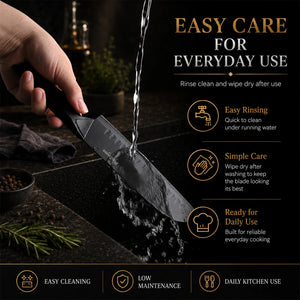 15-piece kitchen knife set with knife block, full stainless steel kitchen knife set, including chef's knife, slicing knife, steak knife and kitchen scissors, for home kitchen, ideal for home cooking and professional ch