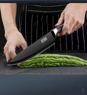 7,8pcs Stainless Steel Knife Set High-grade Black Steel Knife Set Gift Knife Kitchen Utensils Household Knives