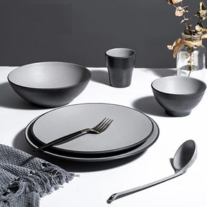 A5 Imitation Porcelain Plate Snack Triangle Deep Plate Buffet Bowl Tableware
