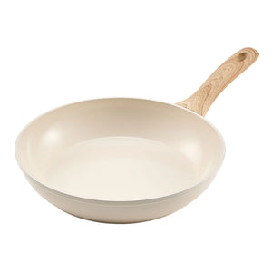 Aluminum Egg Fry Pans 3 Piece Set (8 9.5 11 In) Nonstick Ceramic Heavy Duty Skillets with Heat Resistance Frying Pan Skillet