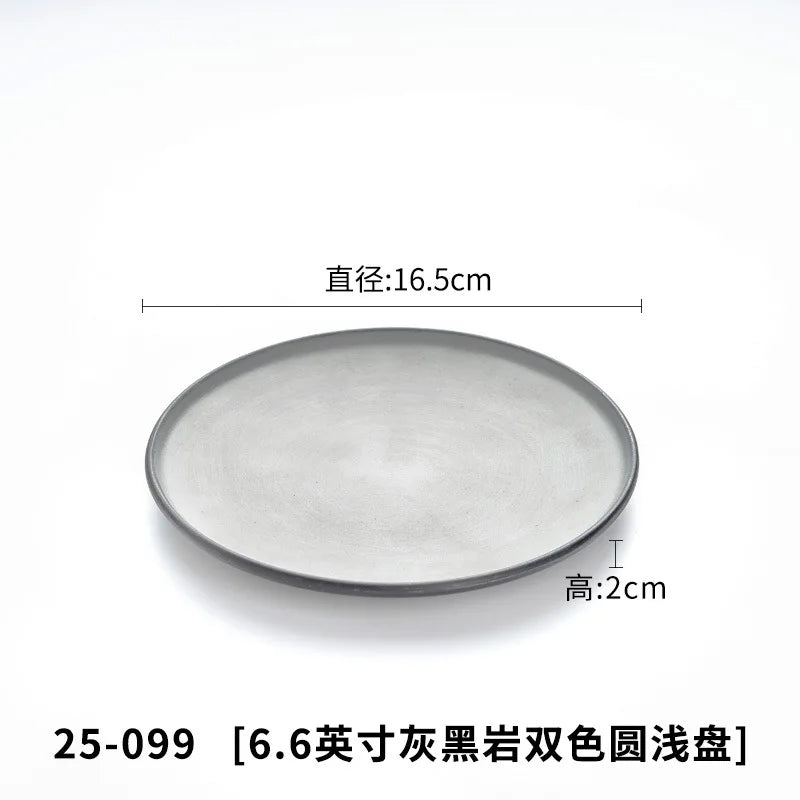 A5 Imitation Porcelain Plate Snack Triangle Deep Plate Buffet Bowl Tableware