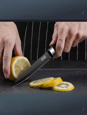7,8pcs Stainless Steel Knife Set High-grade Black Steel Knife Set Gift Knife Kitchen Utensils Household Knives