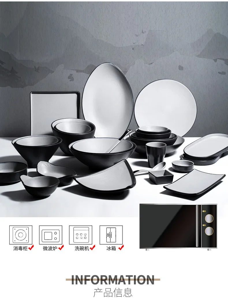 A5 Imitation Porcelain Plate Snack Triangle Deep Plate Buffet Bowl Tableware