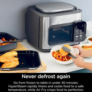 Combi All-in-One Multicooker, Oven, & Air Fryer, Complete Meals in 15 Mins, 14-in-1 Functions, Combi Cooker + Air Fry, Bake, Roa