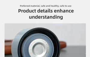 500ML Temperature Display Thermos Cup Stainless Steel Divided Thermos Bottle Outdoor Vacuum Insulated Cup Father's Day Gift