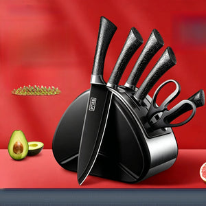7,8pcs Stainless Steel Knife Set High-grade Black Steel Knife Set Gift Knife Kitchen Utensils Household Knives