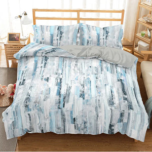 Floral Duvet Cover Microfiber 2/3pcs Queen Daisy Bedding Set Leaves Plant Print Soft Breathable Quilt Cover With Zipper Closure