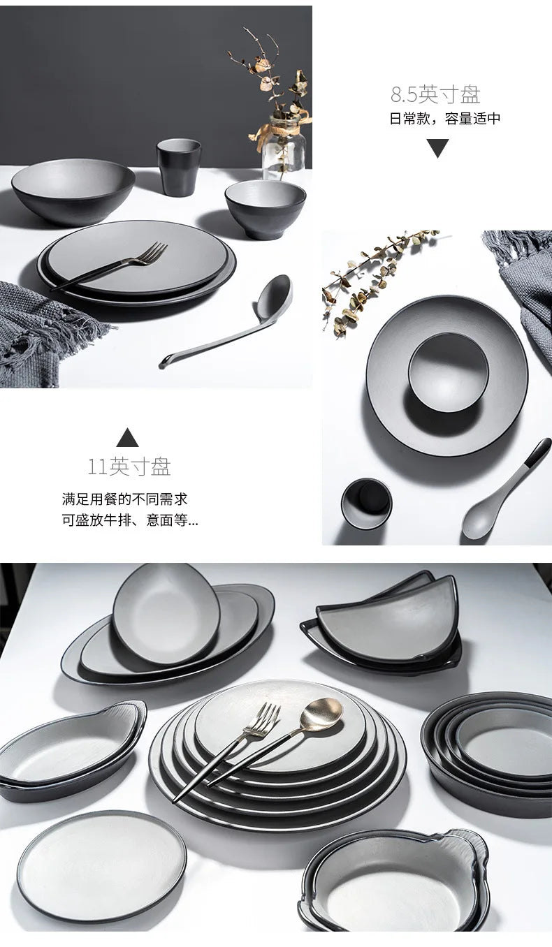 A5 Imitation Porcelain Plate Snack Triangle Deep Plate Buffet Bowl Tableware