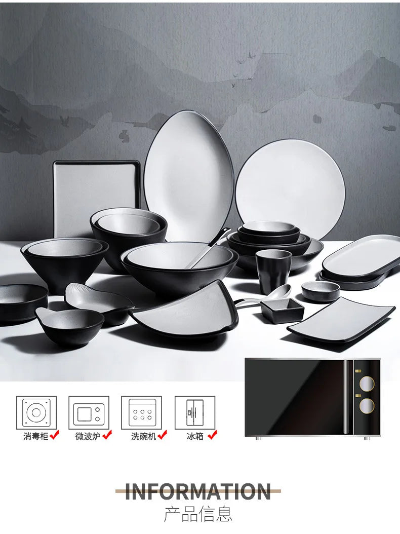 A5 Imitation Porcelain Plate Snack Triangle Deep Plate Buffet Bowl Tableware