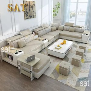pf-Sofa Furniture for Living Room New Design Turkish Modern Recliner Luxury Leather Nordic Set Modular Leather Sectional Sofa）