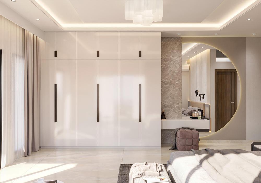 Luminor White Modular Hinged Wardrobe
