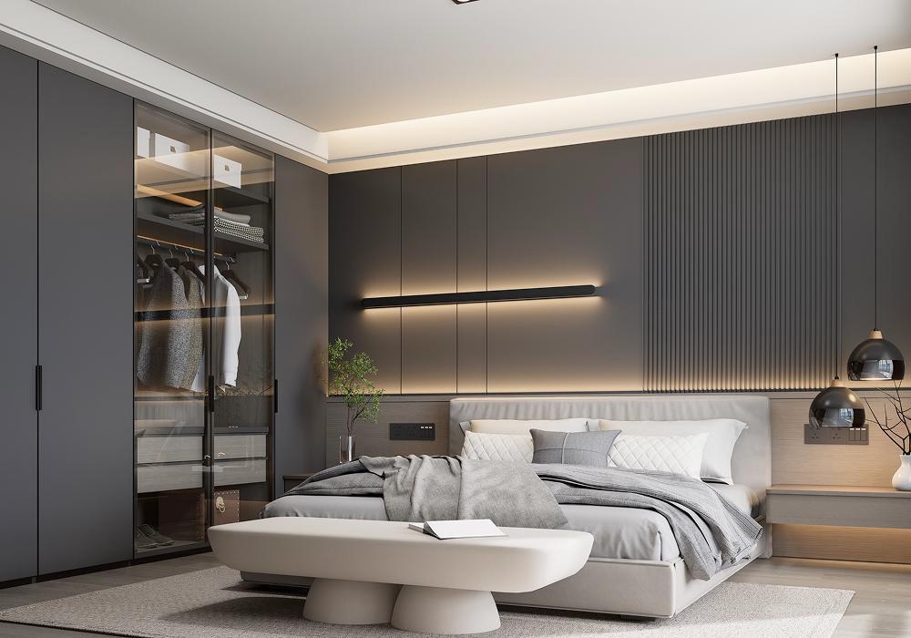 Solace Glass Modular Hinged Wardrobe