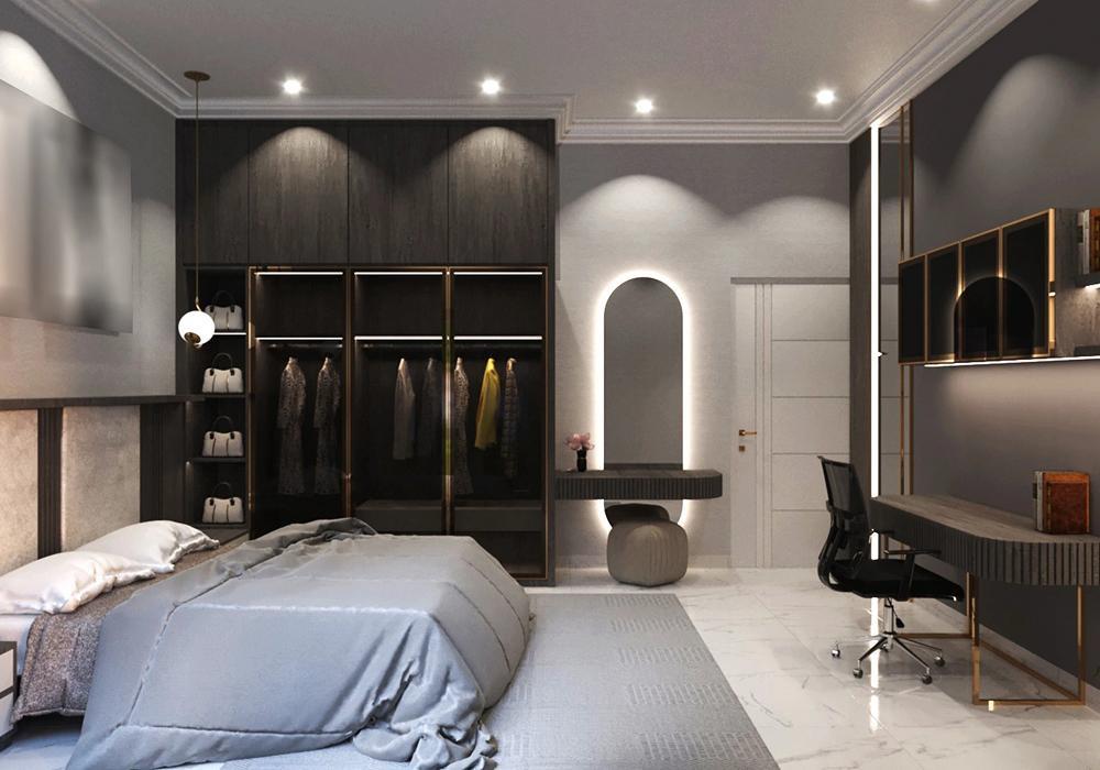 Verona Glass Modular Hinged Wardrobe